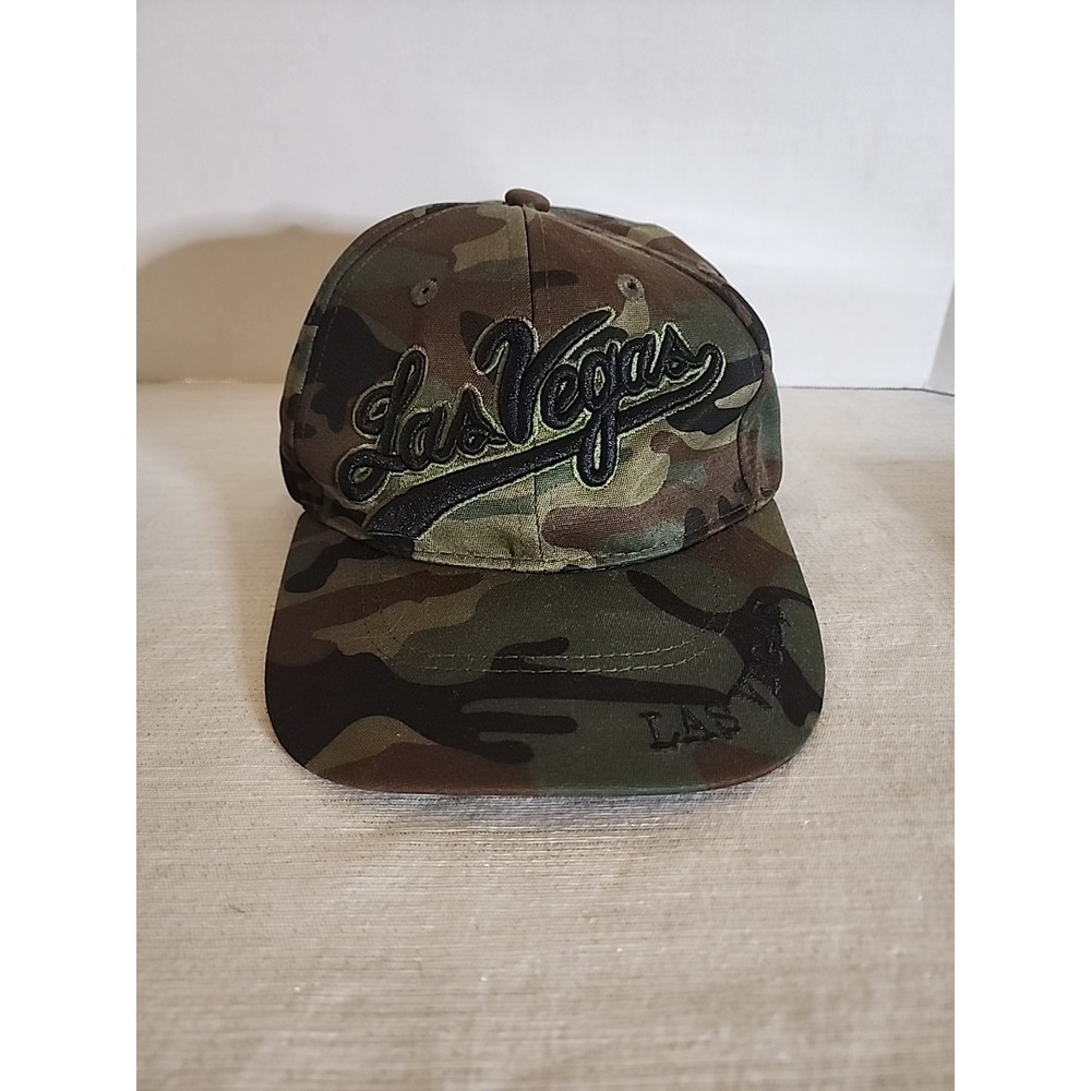 Las Vegas Camo Baseball Style Hat Cap Adjustable 100% Cotton